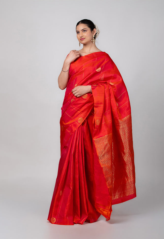 Sunset Riwaaz Banarasi Silk Saree