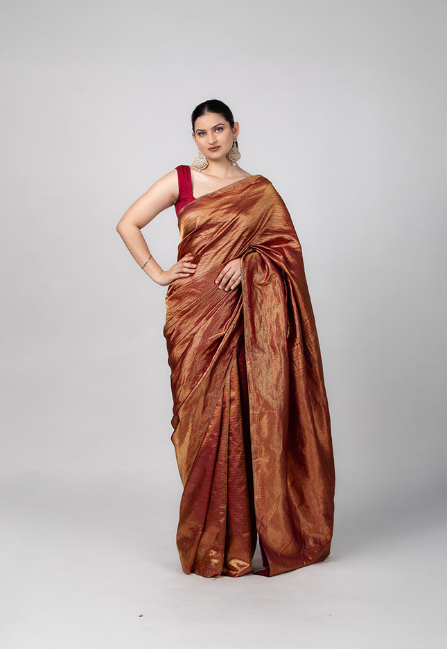 Royal Ember Pure Silk Saree