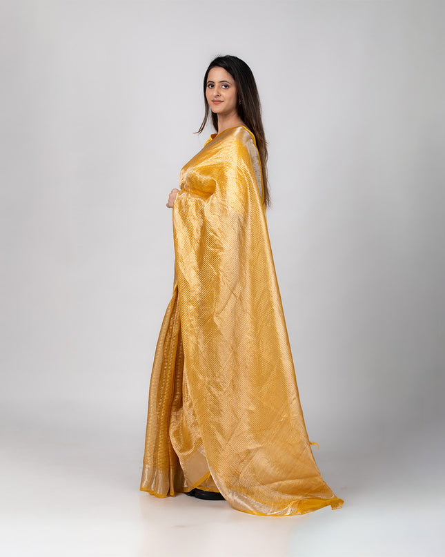 Golden Hour Zari Tissue Saree