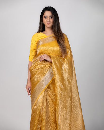 Golden Hour Zari Tissue Saree