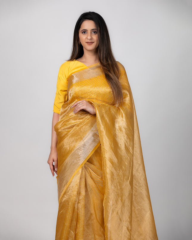 Golden Hour Zari Tissue Saree