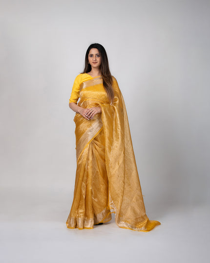 Golden Hour Zari Tissue Saree