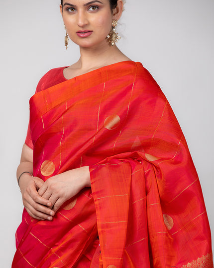 Sunset Riwaaz Banarasi Silk Saree