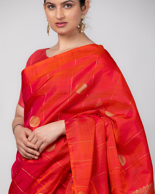 Sunset Riwaaz Banarasi Silk Saree