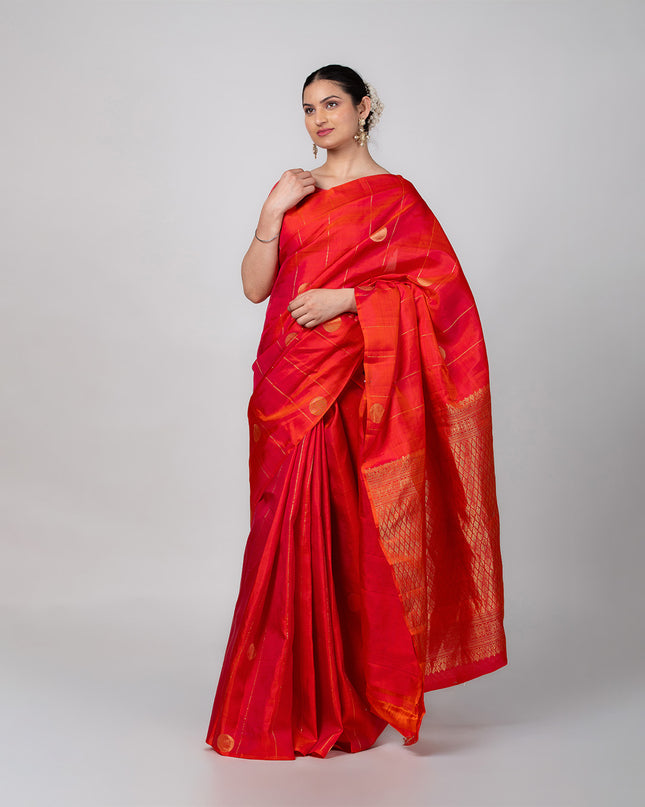 Sunset Riwaaz Banarasi Silk Saree