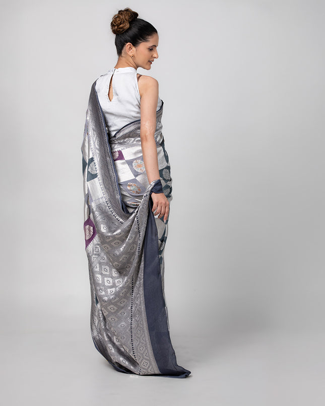 Midnight Mysore Georgette Saree