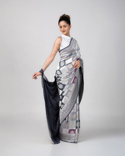 Midnight Mysore Georgette Saree
