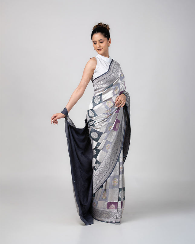 Midnight Mysore Georgette Saree