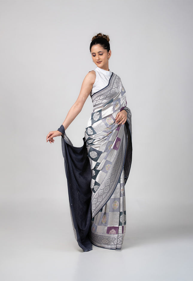Midnight Mysore Georgette Saree