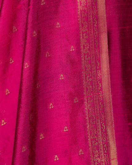 Banarsi Fuchsia Silk Set