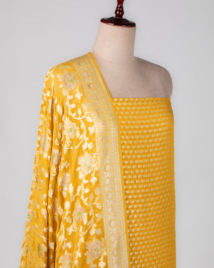 Marigold Mysore Georgette Suit Set