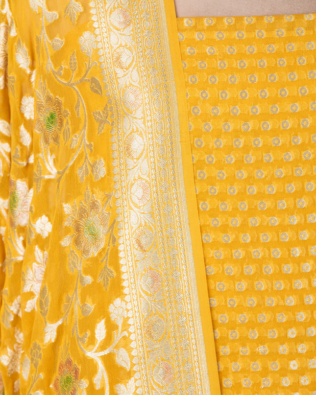 Marigold Mysore Georgette Suit Set