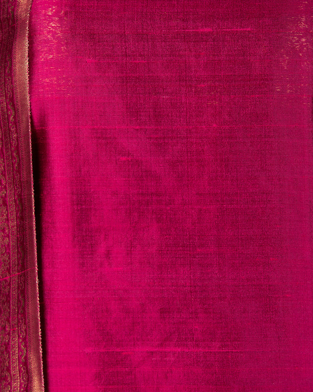 Banarsi Fuchsia Silk Set