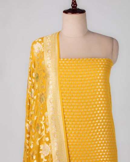 Marigold Mysore Georgette Suit Set