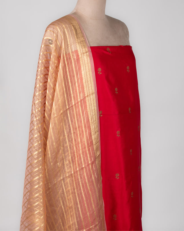 Scarlet Silk Banarasi Suit