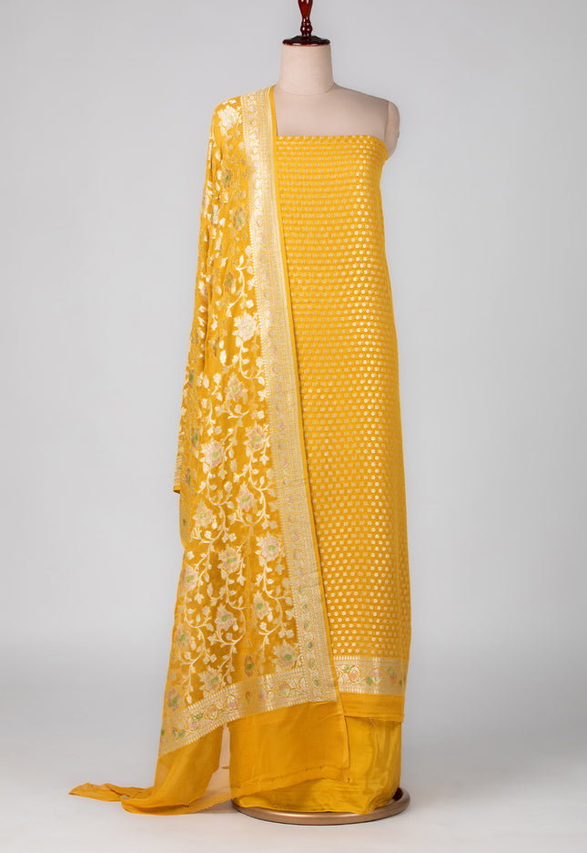 Marigold Mysore Georgette Suit Set