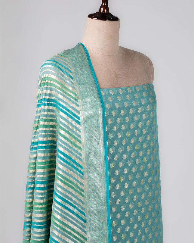 Mysore Mint Georgette Suit Set