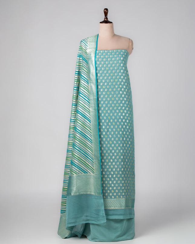 Mysore Mint Georgette Suit Set