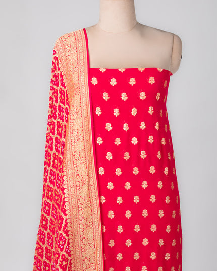 Rani Mysore Georgette Ensemble