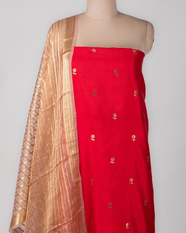Scarlet Silk Banarasi Suit