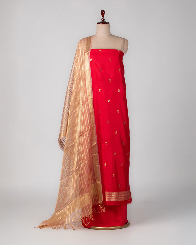 Scarlet Silk Banarasi Suit