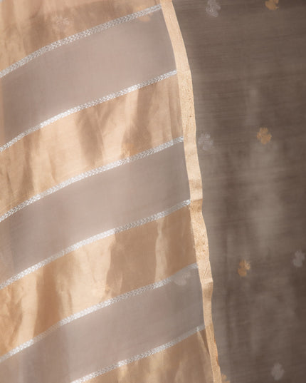 Ash Taupe Banarasi Silk Set