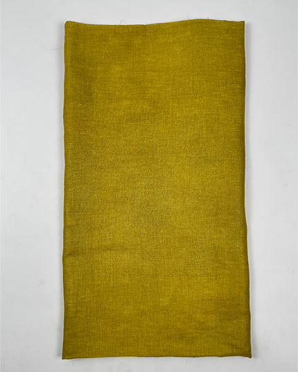 Mehandi suit set in linen fabric