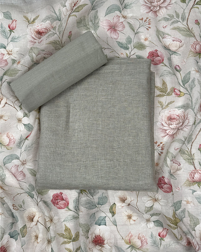 Evergreen Classic suit set in fabric linen
