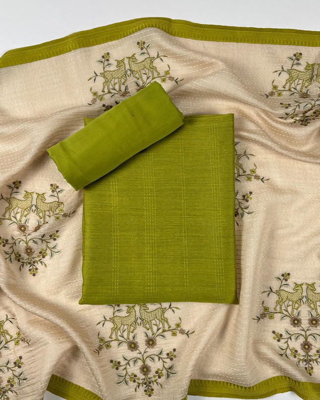 Pista Pankhuri Silk Suit Set