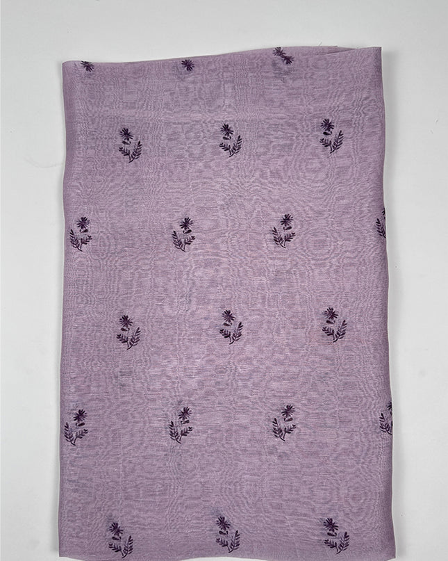 Angoori Haze Print suit set in linen fabric