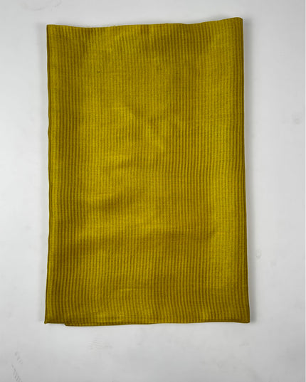 Lime leher Suit Set  with linen print work