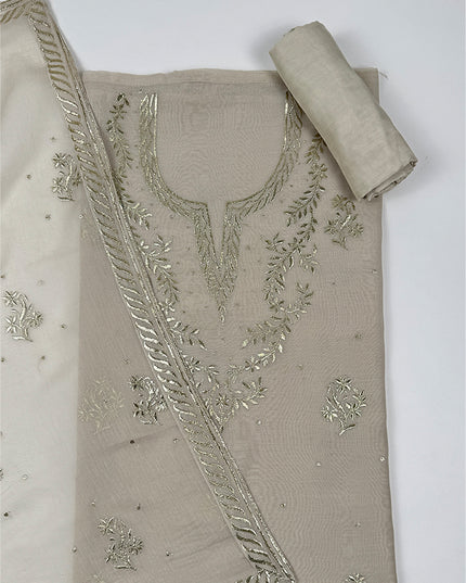 Desert Weave Suit Set in tola work