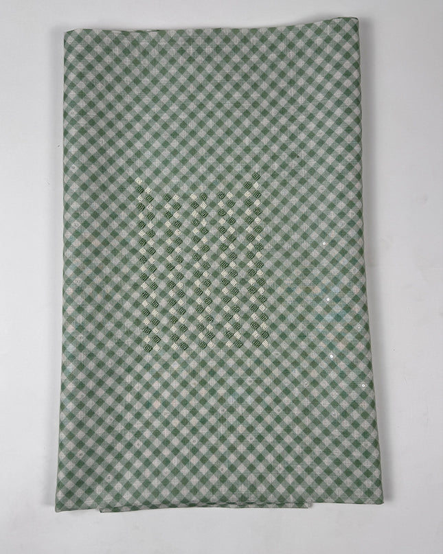 Mist leaf suit set in tissue linen fabric
